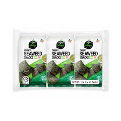 BIBIGO Knuspriger Algensnack – Wasabi Multipack 3 x 5 g