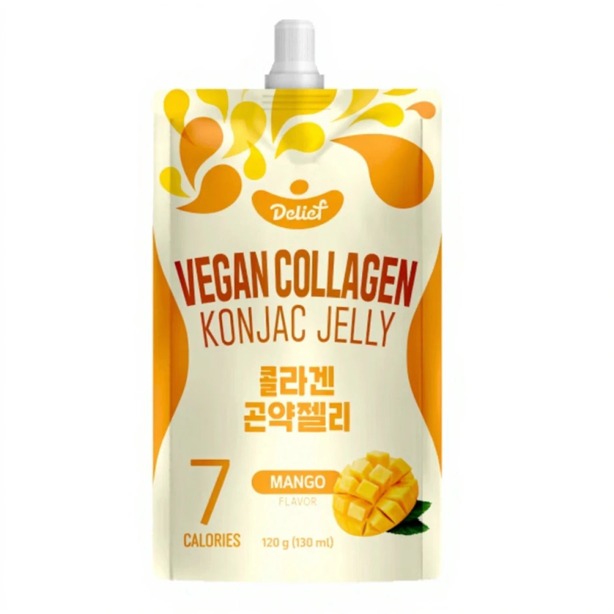 DELIEF Konjak-Gelee Mango vegan 120 g