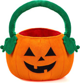 Halloween Kürbis Plüsch-Süßigkeitentasche für Kinder, 20 cm – Bild 1