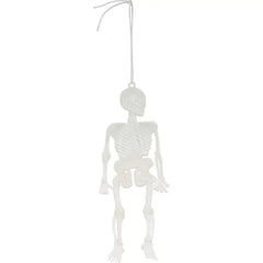 Halloween Skelett-Set, 10-teilig, leuchtet im Dunkeln