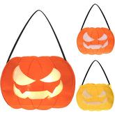 Halloween Süßigkeitentaschen mit LED, 2 Stück – Bild 1
