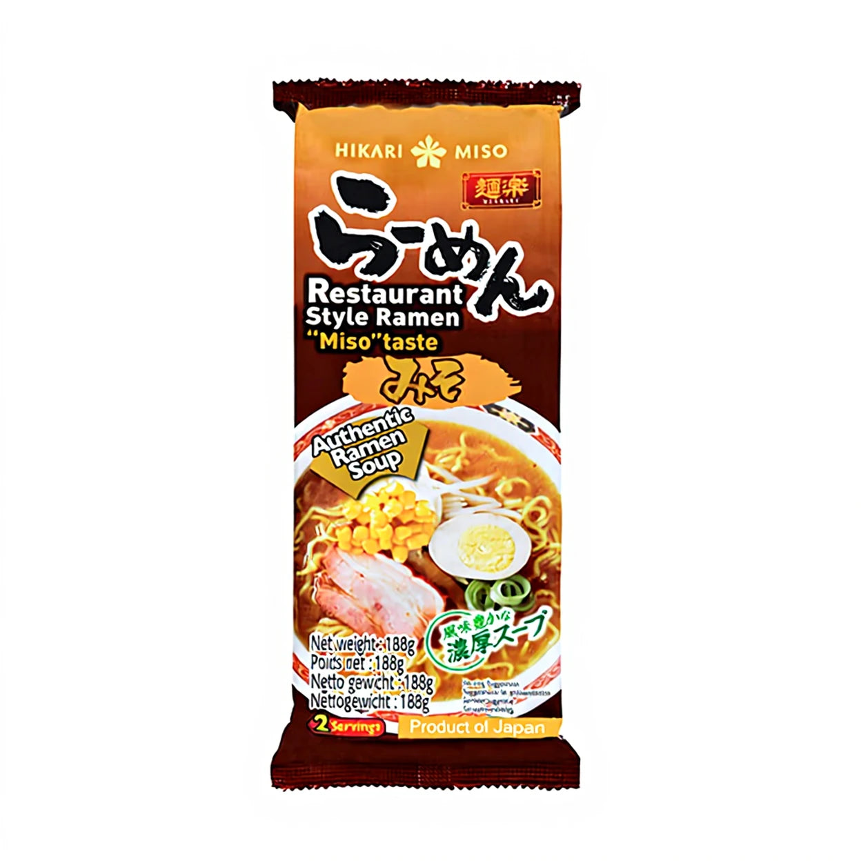 Hikari Miso Restaurant Style Ramen Miso 188 g