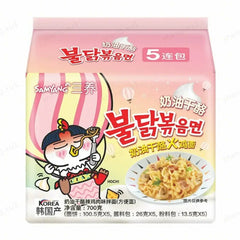 SAMYANG Buldak Cream Carbonara Ramen 5 × 140 g