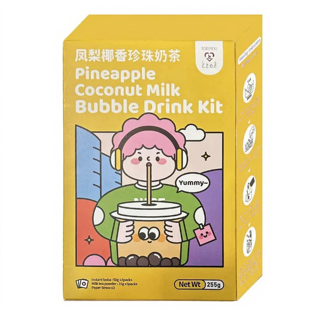 TOKIMEKI Bubble Tea Kit Ananas-Kokos 255 g