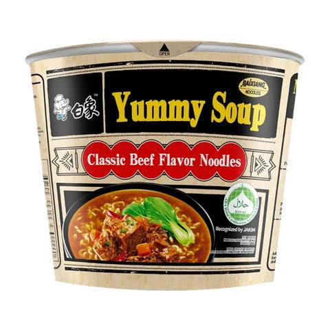 BAIXIANG Bai Xiang Klassische Rindfleischnudelsuppe Eimer 107 g