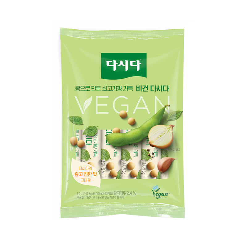 CJ Vegan DASIDA Suppenbrühe mit Rindfleischgeschmack – Stick-Typ 12 × 5 g