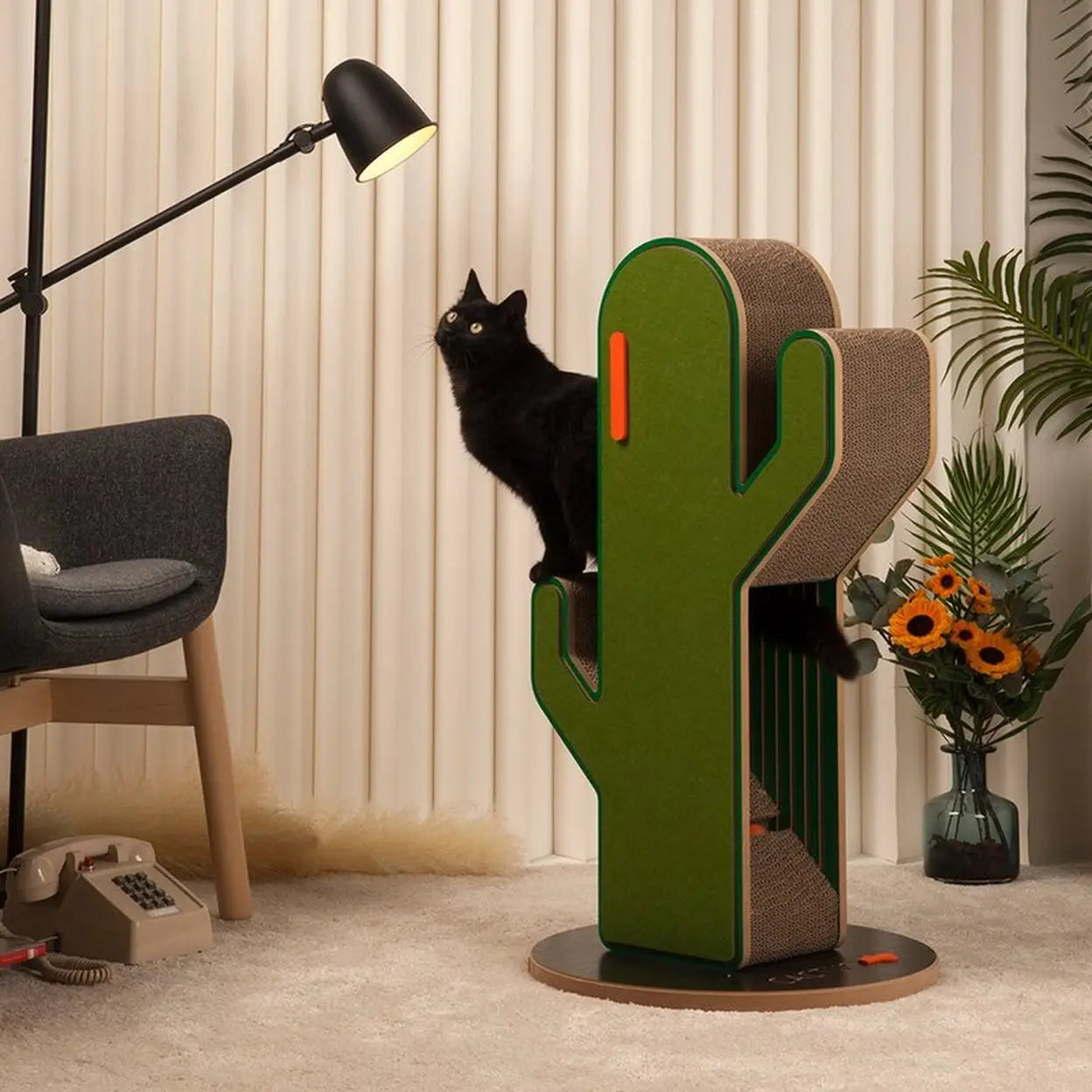 CONEKO Urban Oasis Kaktus-Kratzbaum, Klein - 5