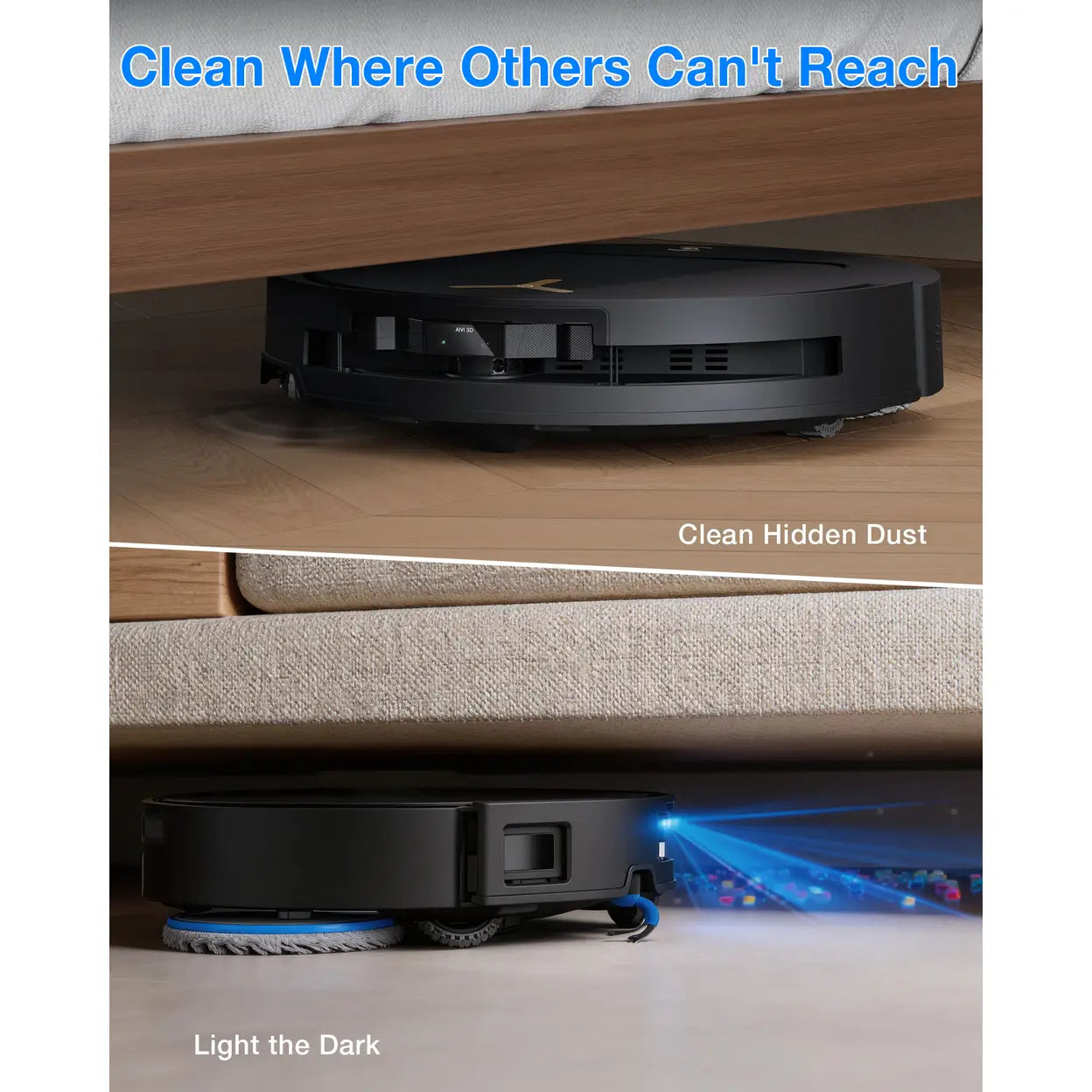 ECOVACS DEEBOT T50 Pro Omni Saug- und Wischroboter, Schwarz - 4