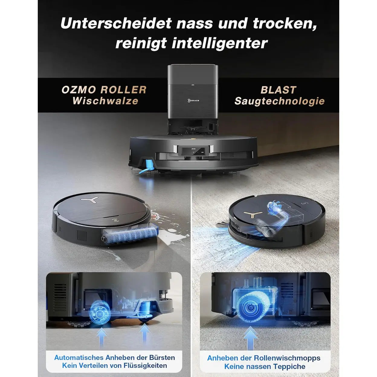 ECOVACS DEEBOT X9 Pro Omni Saug- und Wischroboter - 2