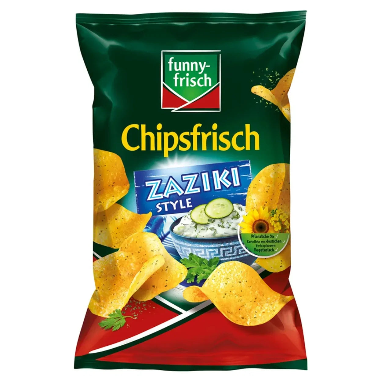 funny-frisch Chipsfrisch Zaziki Style 150 g