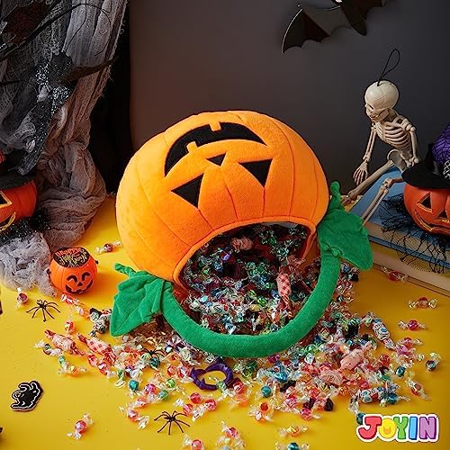 Halloween Kürbis Plüsch-Süßigkeitentasche für Kinder, 20 cm – Bild 2