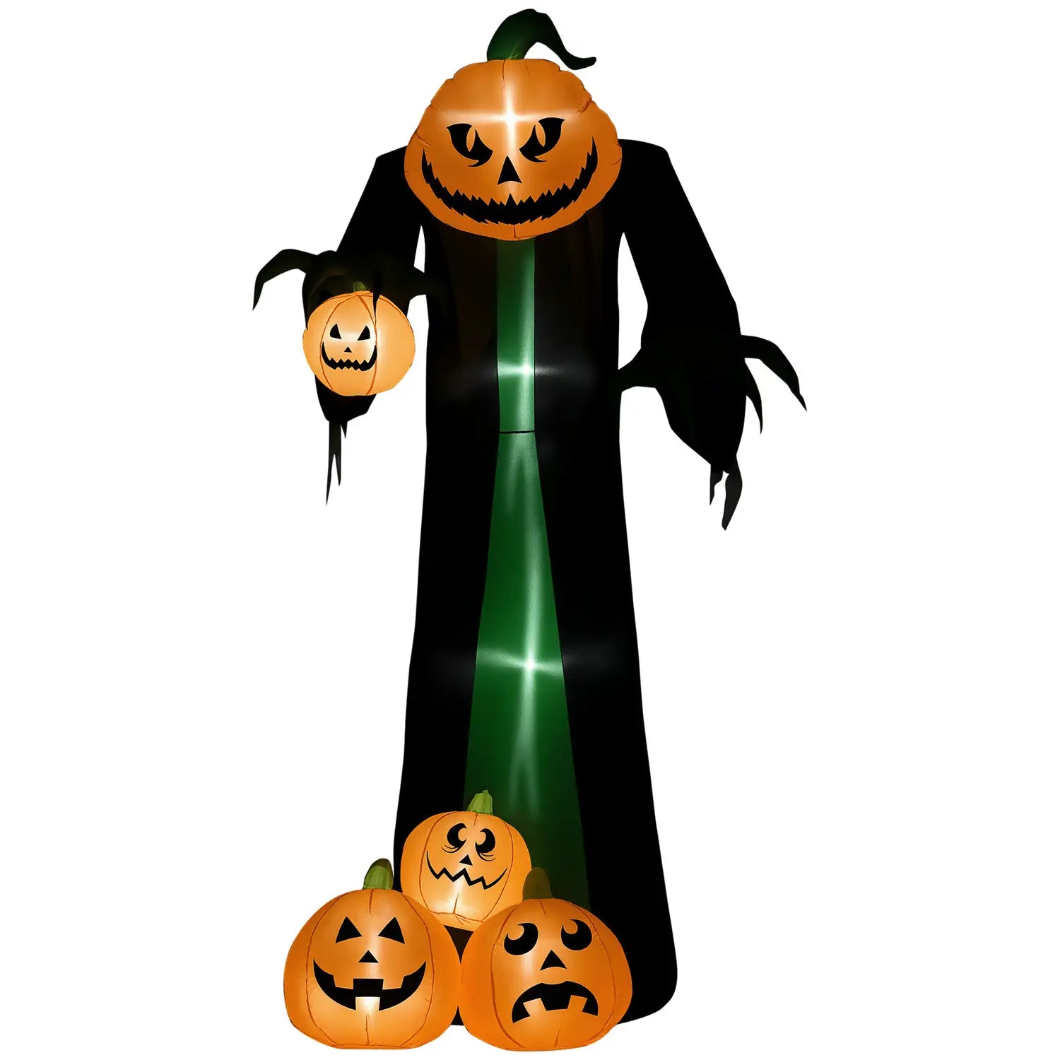 Halloween Kürbisgeist aufblasbar, 240 cm