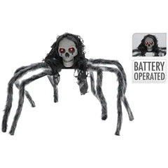 Halloween Spinne mit biegbaren Beinen und LED
