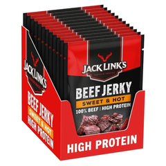 JACK LINK'S Beef Jerky Sweet & Hot 12 × 60 g