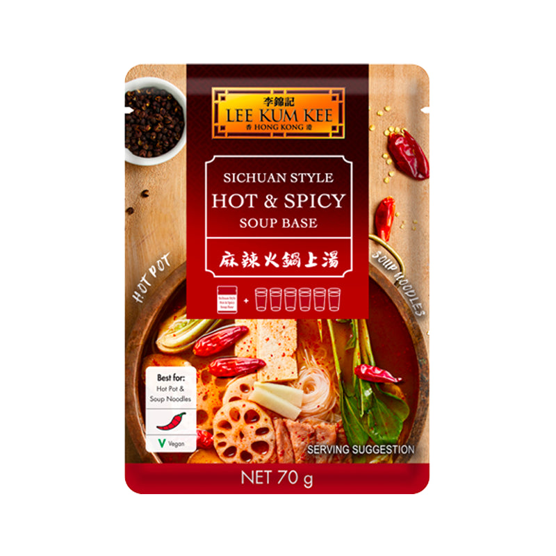 LEE KUM KEE Sichuan Hot & Spicy Suppenbasis 70 g