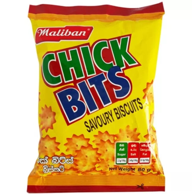 MHD: 02.2025 - Maliban Kükenstückchen herzhafte Original Kekse 80 g