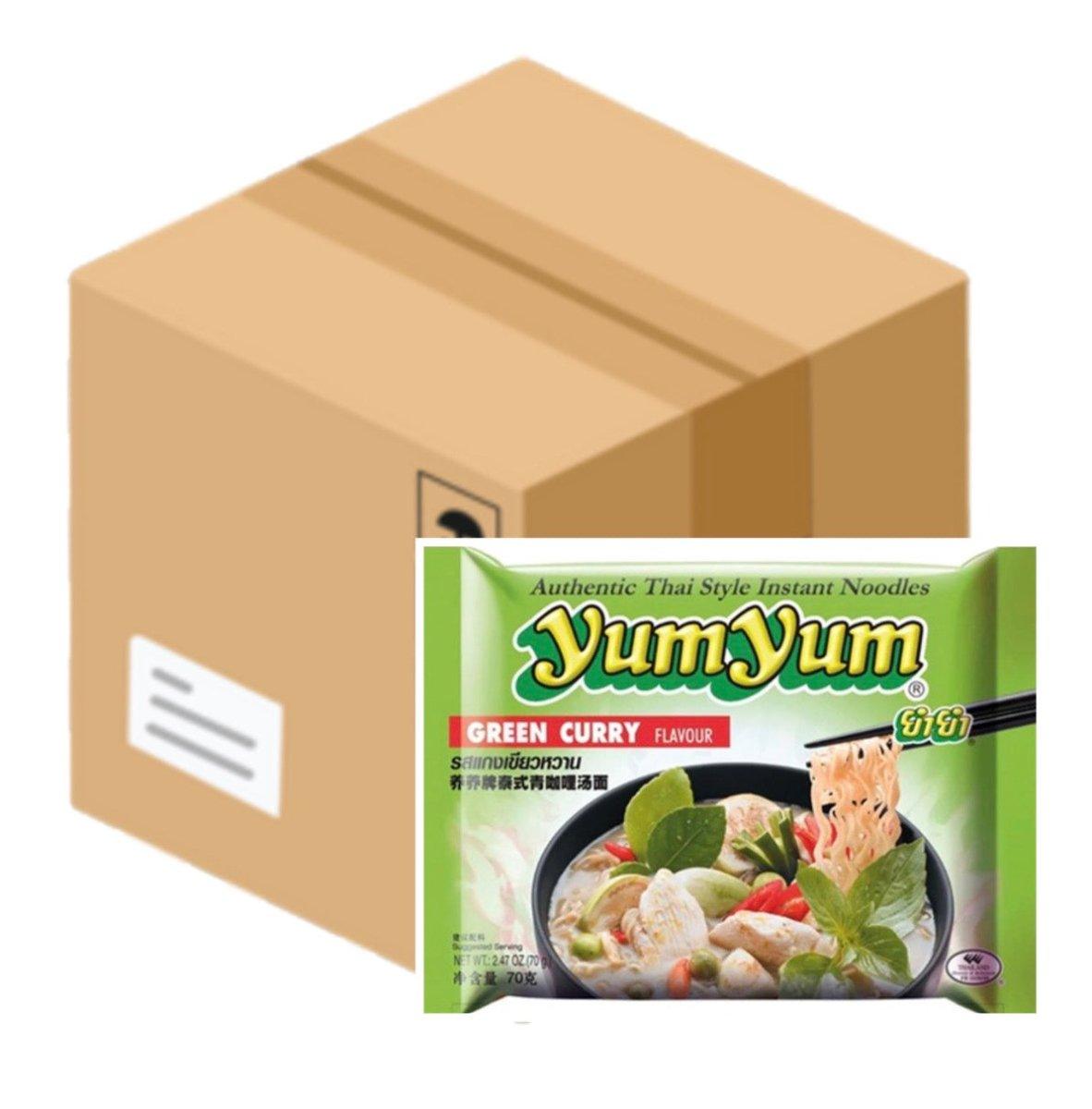 MHD: 15.02.2025 – YUM YUM Green Curry Instantnudeln 30 × 70 g