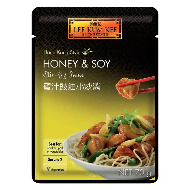MHD: 18.09.2025 - LEE KUM KEE Honey&Soy Stir-Fry Sauße 70 g