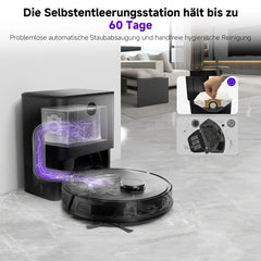 MONSGA MS1 Max Saug- und Wischroboter mit Station - 4