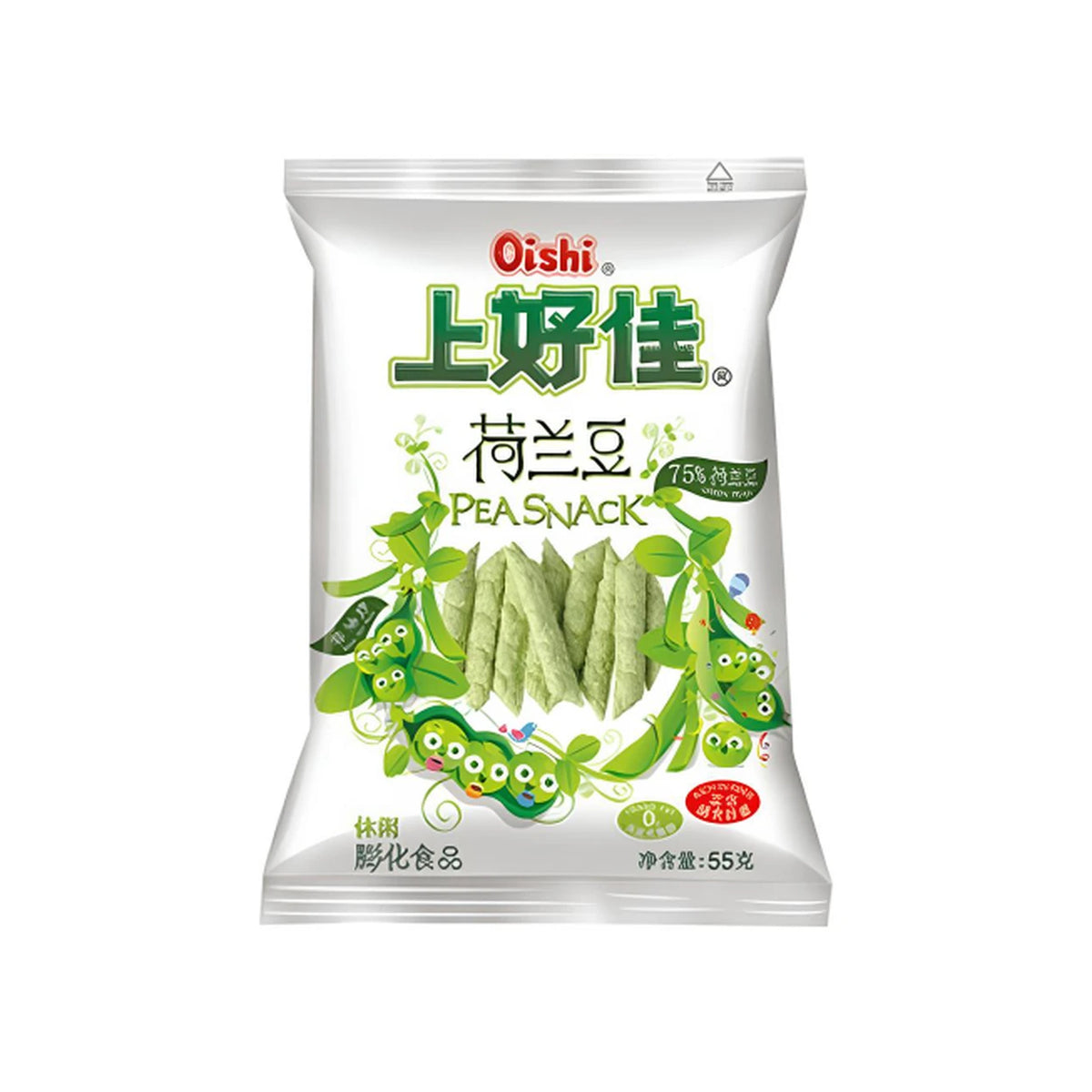 OISHI Erbsensnack Original 55 g