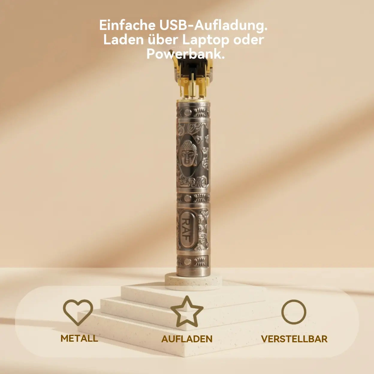 RAF Kabelloser Profi-Haartrimmer mit T-Klinge - 6