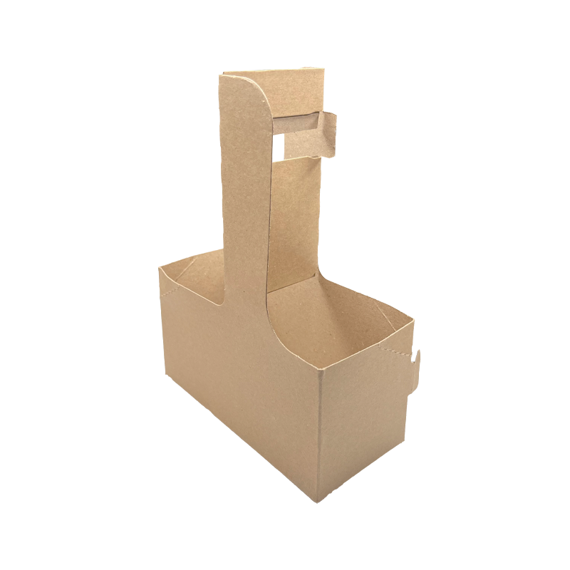Y-PACK A11 Kraftpapier Getränketräger für 2 Becher, 200 Stück