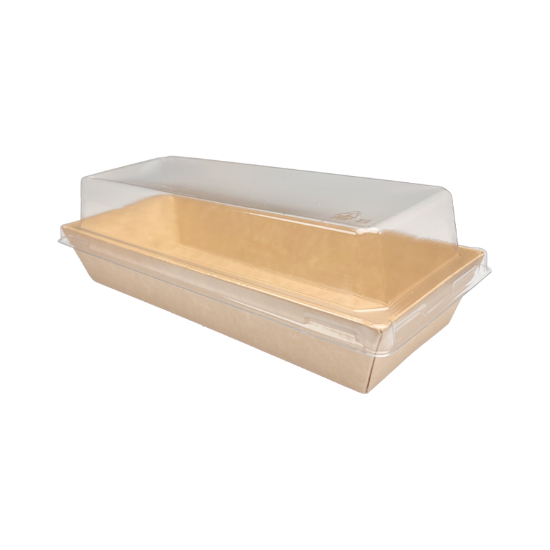 Y-PACK A14 Kraftpapierbox 650 ml mit Deckel, 600 Stück