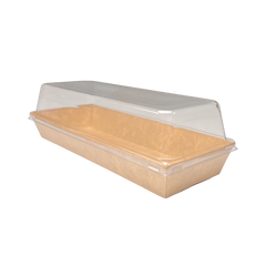 Y-PACK A15 Kraftpapierbox 900 ml mit Deckel, 600 Stück