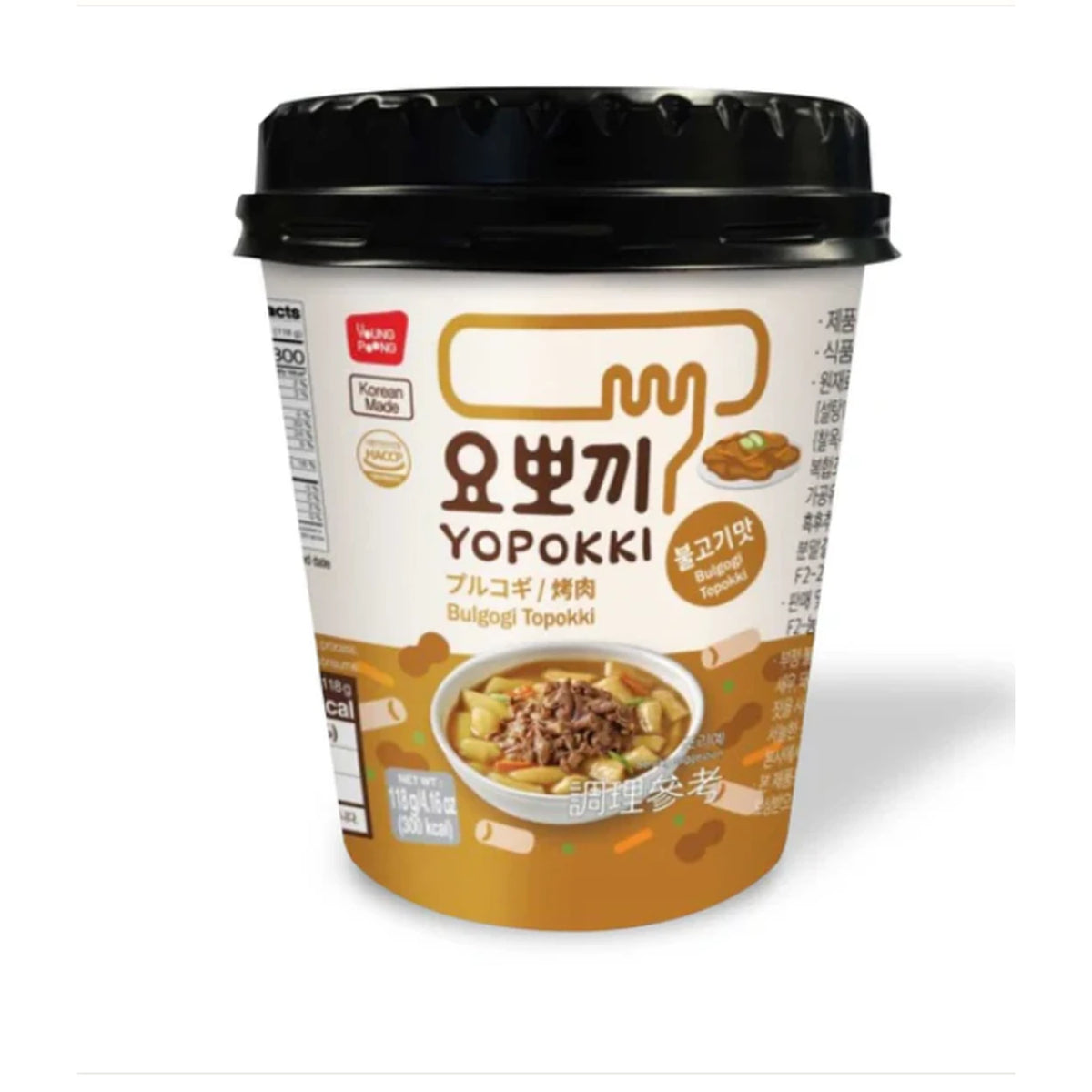 YOUNGPOONG Yopokki Tteokbokki Bulgogi 118 g